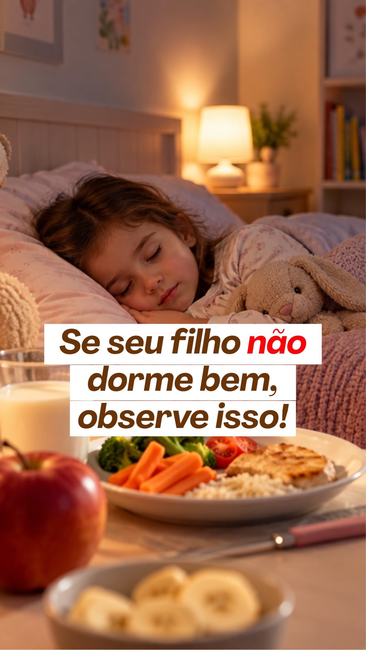 🌙 Seu filho demora para pegar no sono, acorda várias vezes durante a noite ou parece não descansar bem?

Quando isso acontece, é natural começar olhando para a rotina noturna. Horário, telas, ambiente, quantidade de sono…

Mas existe outra parte do dia que também merece atenção: a alimentação.

O que essa criança come ao longo do dia? Como são as refeições? Como é o jantar? Há consumo frequente de refrigerantes, chocolate ou outras fontes de cafeína? A rotina alimentar está minimamente organizada?

Sono e alimentação podem estar relacionados, e essa relação não significa que um alimento isolado seja responsável por uma noite ruim.

É sobre olhar para o contexto da criança como um todo. 🌿

Por isso, quando uma mãe me conta que o filho não está dormindo bem, eu não quero saber apenas o que acontece quando ele coloca a cabeça no travesseiro.

Eu quero entender como foi o dia dele também.

💬 Como anda o sono do seu filho?

#NutriçãoInfantil #SonoInfantil #AlimentaçãoInfantil #Maternidade #SaúdeInfantil
